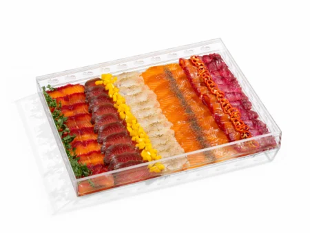 Cured Fish In Acrylic Tray